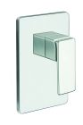 facade laiton mitigeur douche quadri s 1 sortie chrome