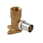 COUDE APPLIQUE FEMELLE A VISSER 15/21 DIAMETRE 16    - FLCA1615F
