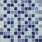 Mosaïque en verre recyclé - MEZCLA 110/508/510 MALLA 25X25MM