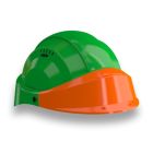 Casque - Orizon vert visiere orange - Taille unique