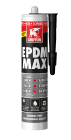 Colle et mastic d'étanchéité universel - EPDM MAX noir - cartouche de 465g