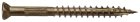 Vis terrasse tête fraisée Torx - diam. 4,5 mm x long. 60 mm - Boîte carton de 500
