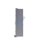Angle Intérieur 135° / Bandeau Haut. 160 mm + 90 mm RIVEPRO Gris