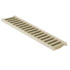 GRILLE CANIVEAU 130X500 MI RENFORCEE SABLE