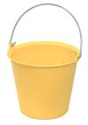 SEAU PRO RENFORCE A ERGOTS JAUNE 13 LITRES Anse 6,3mm