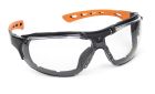 Lunettes EUROLUX noir/orange, incolore anti-buée