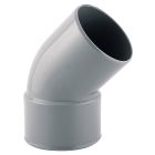 Coude PVC évacuation 45° mâle/femelle Ø63 - COUDE MALE 45° D 63 80p