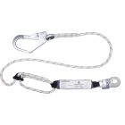 ANTICHUTE ABSORBEUR D'ÉNERGIE À LONGE CORDE RÉGLABLE 1,5 À 2 M + 1 AM010 + 1 AM022 - AN208R2AD