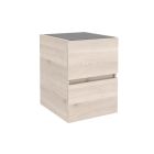 COQUETTES FUSSION LINE 400 2 tiroirs CHÊNE NATUREL 400 x 540 x 450 mm