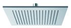 pomme de douche slim laiton carre 20 cm