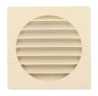 GRILLE EXTERIEURE POUR TUBE  DIAMETRE 160 AVEC ANTI INSECTE SABLE   - GETM160