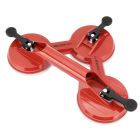Ventouse corps aluminium triple 100 Kg / SUCA100SP
