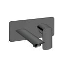 LAVABO MURAL PROFILO AVEC PLAQUE DROIT BEC 18.5 UP&D METAL BROSSE