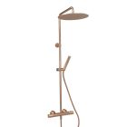 COLONNE DE DOUCHE EAST SIDE THERMOSTATIQUE OR ROSE BROSSE