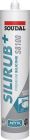 Mastic silicone neutre - SILIRUB+ S8100 gris sanitaire - cartouche de 300ml