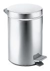 poubelle pedale 3 lt grand hotel chrome
