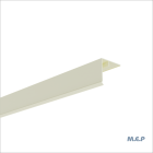 Couvercle d'angle (mâle)  3ml 50x50mm Nacré