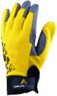 Gants dos polyester/elasthane - paume polyamide jaune-noir T9