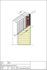 Profilé d'arrêt vertical pour enduit - long. 2,50m x trame 100 mm x ep. 3mm