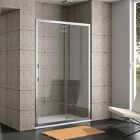 Paroi de douche - CLEAR façade 1P et 1F Paillettes Transparentes 1201 - 1,4 x haut. 195
