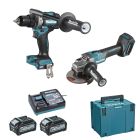 Ensemble de 2 machines 40 V max Li-Ion 4 Ah XGT (DF001G + GA005G)