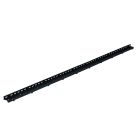 Ventilation basse noire pour ardoise et tuile plate - longueur 1 m hauteur 15 mm