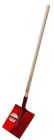 PELLE CARREE 25CM SUPERLEGERE 1.200KG MANCHE BOIS 130CM