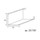 CORNIERE 30X30 SUP BLC - LG 3000mm