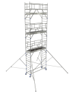 Échafaudage roulant en aluminium