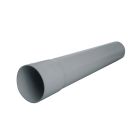Tuyau de descente gris - long. 3m x diam. 100mm - TUYAU DESCENTE D100  GRIS 3ML