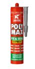Colle de montage et mastic d’étanchéité - POLY MAX® FIX & SEAL EXPRESS gris - cartouche de 425g
