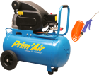 Compresseur - PRIMAIR 13/50-3 - 13 m³/h - 2,5 CV - 50 L - 8 bar - avec tuyau + souflette