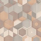 Carrelage Sol|Sol Intérieur|Mur|Mur Intérieur| en Grés cérame - Osmose Geom Fonce Piastrelle