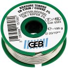 BOBINE ETAIN CUIVRE 3 BOBINE 100G