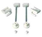 ENSEMBLE FIXATION METAL / PLASTIQUE POUR ABATTANTS