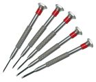 TOURNEVIS DE PRECISION - FENTE - POCHETTE 5 PCS (BROCHABLE)