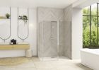 Accès d'angle pivotant (intérieur/extérieur) sans seuil - SMART DES AP SS XXL 125 Chrome TN