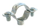 Collier de fixation simple - Acier nickelé - Pour tube Ø10 mm - Sachet de 2 pièces