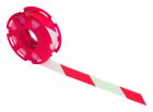 RUBAN 'RUBAFORT' ROUGE BLANC 500MX75MM