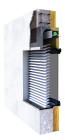 Coffre tunnel en terre cuite - Perfecto BSO TC3 MV90Z - long. Maxi 4000 mm x larg. Maxi 3950 mm x ep. 14 mm