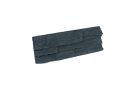 Parement mural Pierre sèche 20 x 10 cm, 30 x 10 cm, 50 x 10cm Ep 2,5 cm Anthracite