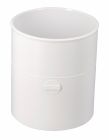 MANCHON FEMELLE/FEMELLE DIAMETRE 125 BLANC - UJXGTB