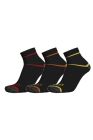 Mi-chaussettes de travail renforcées, lot de 3 SOCKMN noir T.43-46 - SOCKMN noir T.43-46