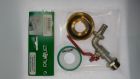 kit comprenant 1 ecrou laiton Ø60  1 robinet avec nez et rouleau de teflon