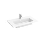 Plan vasque VILNA 805 sans siphon ni bonde de vidage clic-clac MINERALSOLID MAT