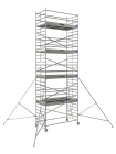 Échafaudage roulant en aluminium NEOLIUM 600 LINE - hauteur de travail 10m