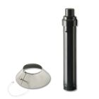 Kit terminal Rolux 3CEp Condensation D200/300mm noir haut.1500mm