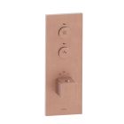 FACADE THERMO UP VERTICALE THERMO 2 SORTIES QUADRI OR ROSE BROSSE