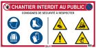 PANNEAU DE CHANTIER 10 EN 1 l 800 L 400mm