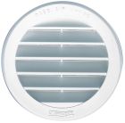 GRILLE RONDE A ENCASTRER DIA 120 A/M BLANCHE